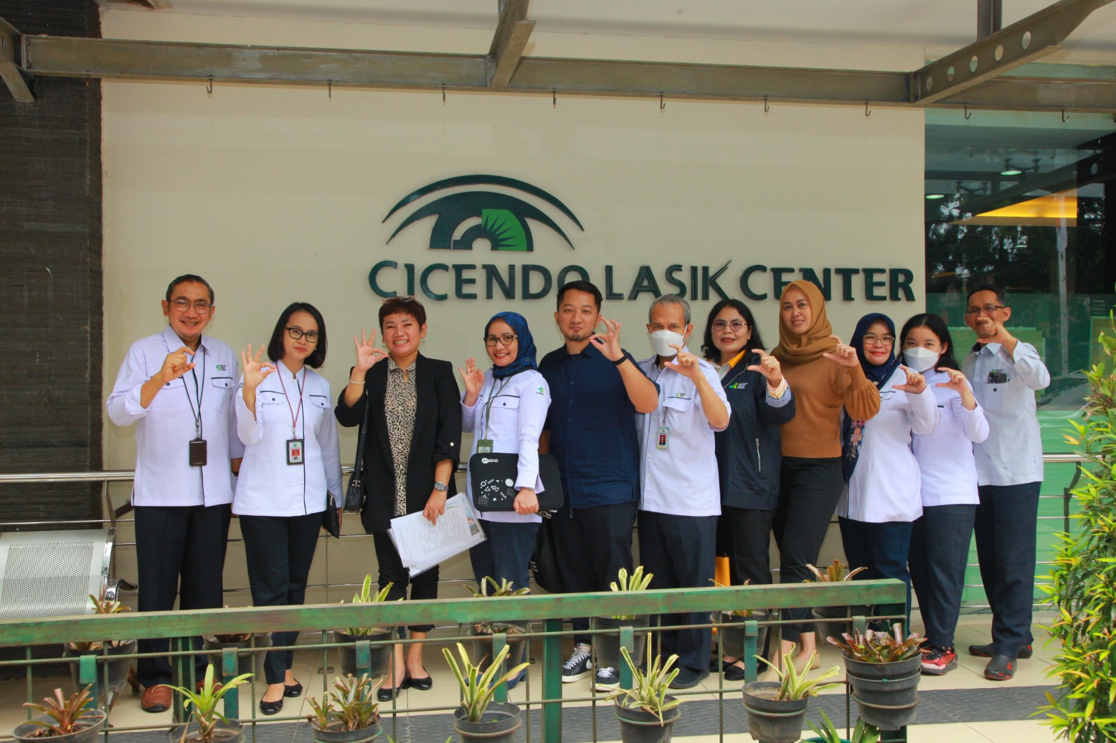 Kunjungan Monitoring dan Evaluasi Penyelenggaraan Penelitian Klinik di  RS Mata Cicendo Bandung, Jawa Barat